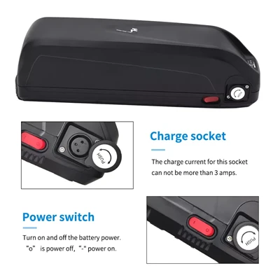 Hailong Ebike Battery 36V 48V Lithium Batteries For 750W 1000W 1500W Bike